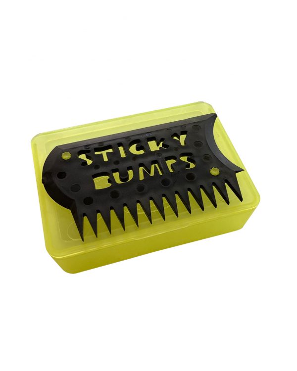 wax container sticky bumps geel