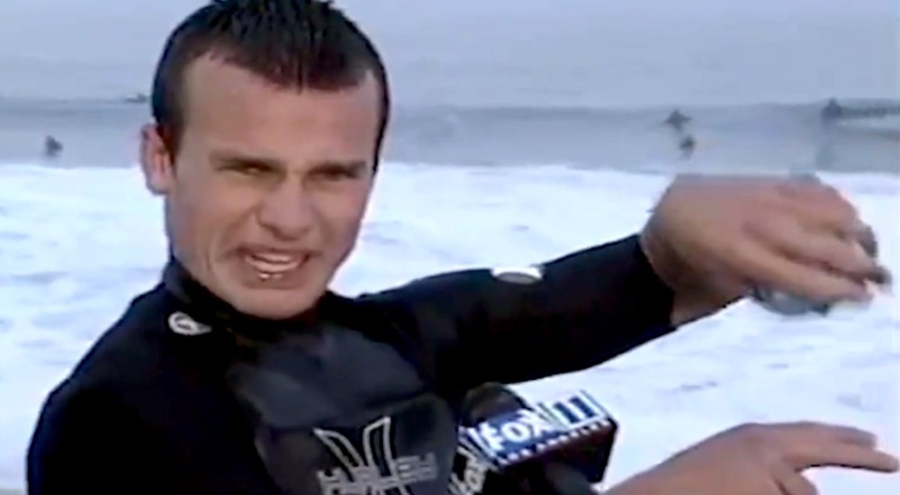 Surfer dude interview met surftermen
