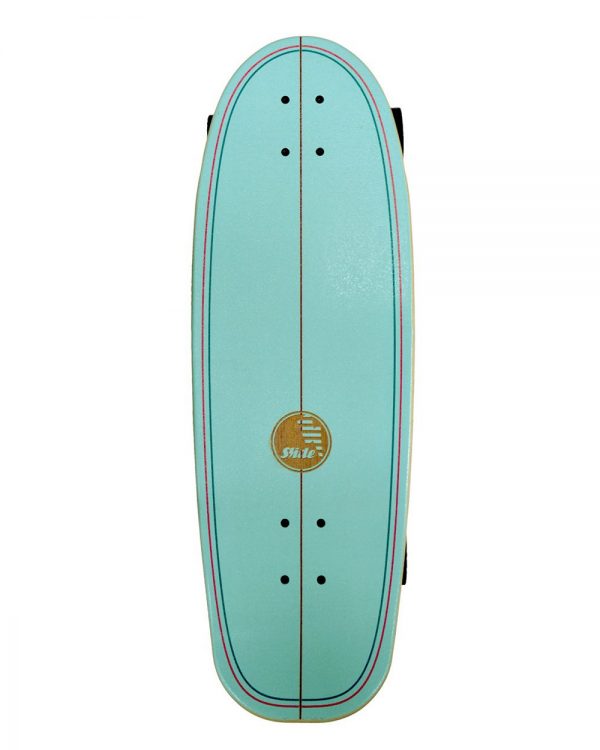 slide surfskate blauw deck
